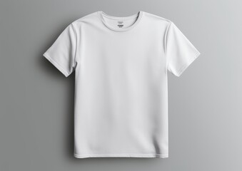 isolated opened white t-shirt