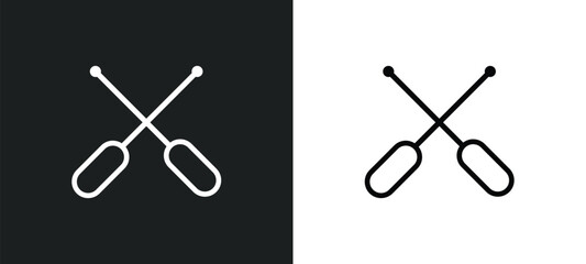 rafting outline icon in white and black colors. rafting flat vector icon from sport collection for web, mobile apps and ui.