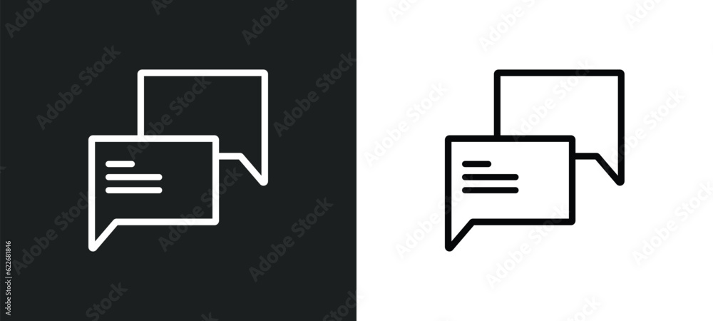 Poster commentator outline icon in white and black colors. commentator flat vector icon from sport collecti