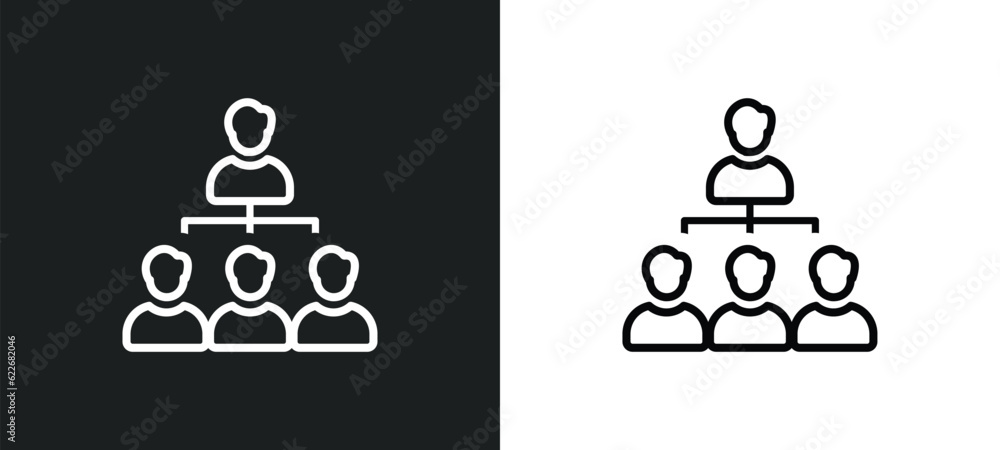 Poster path outline icon in white and black colors. path flat vector icon from social media collection for 
