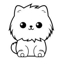 cat, Cat outline vector, World cat day, International cat day, Cat silhouette illustration