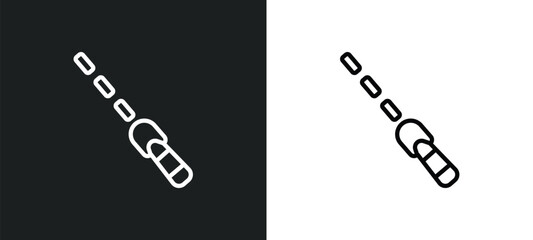 textile outline icon in white and black colors. textile flat vector icon from sew collection for web, mobile apps and ui.