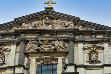 Belgium Antwerp city view on a sunny autumn day