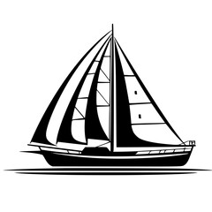 boat outline, ship outline, boat vector, ship vector, boat logo, ship logo, boat line art