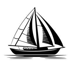 boat outline, ship outline, boat vector, ship vector, boat logo, ship logo, boat line art