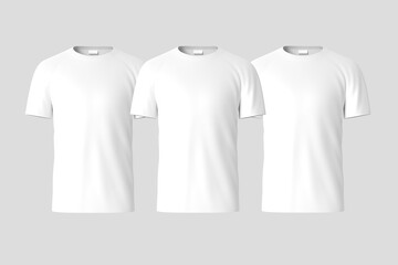simple t-shirt on white background