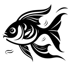 Fish, Fish logo, Fish vector, Fish silhouette, Outline drawing of fish, Fish line art