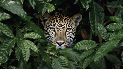 Fototapeta na wymiar jaguar in zoo HD 8K wallpaper Stock Photographic Image