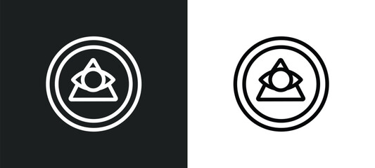 blasphemy outline icon in white and black colors. blasphemy flat vector icon from religion collection for web, mobile apps and ui.