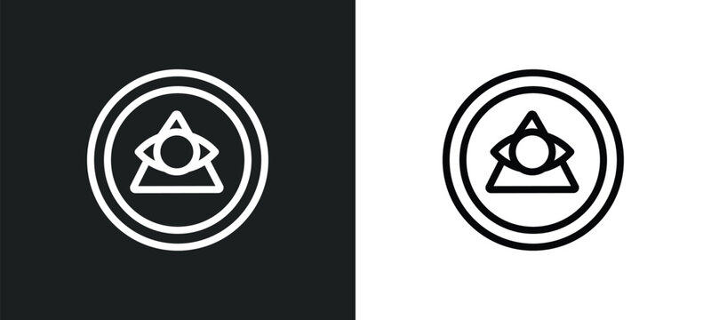 blasphemy outline icon in white and black colors. blasphemy flat vector icon from religion collection for web, mobile apps and ui.
