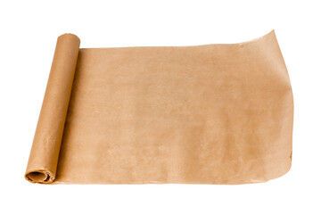 Baking parchment. Isolate on a white background.