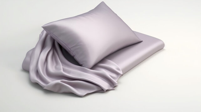 pillow on a white background HD 8K wallpaper Stock Photographic Image