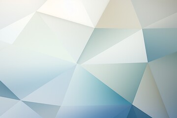Obraz premium Minimalist Abstract Background of Geometric Shapes in Varying Shades of White Created with Generative AI