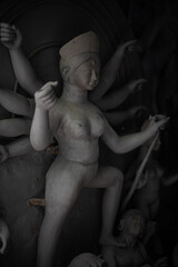Fototapeta na wymiar sculpture of Hindu goddess
