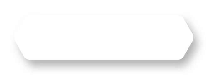Neumorphic rectangle shape, rounded transparent button, Minimal button with light and shadows.
