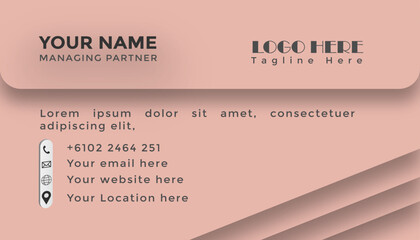 Business card design, Clean, Stylist, professional business card template, visiting card, abstract business card template.