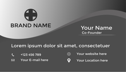 Business card design, Clean, Stylist, professional business card template, visiting card, abstract business card template.