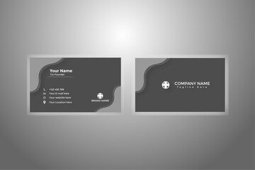 Business card design, Clean, Stylist, professional business card template, visiting card, abstract business card template.