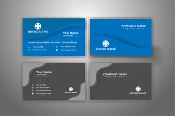 Business card design, Clean, Stylist, professional business card template, visiting card, abstract business card template.
