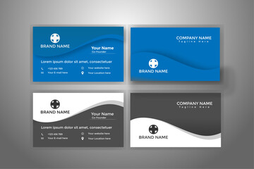 Business card design, Clean, Stylist, professional business card template, visiting card, abstract business card template.