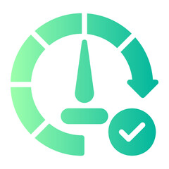 performance gradient icon