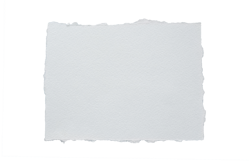 close up of a white ripped piece of paper with copyspace. torn paper isolated transparent png