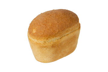 Bread brick isolated on white background.