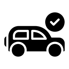 car glyph icon