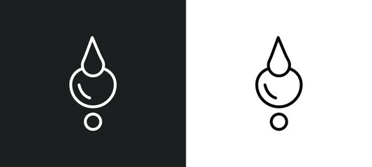 devi outline icon in white and black colors. devi flat vector icon from india collection for web, mobile apps and ui.