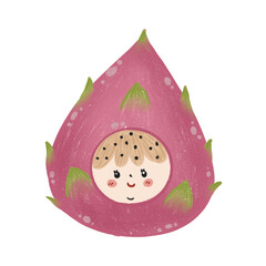 Dragon fruit girl