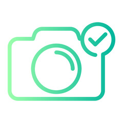 camera gradient icon