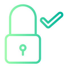 caps lock gradient icon