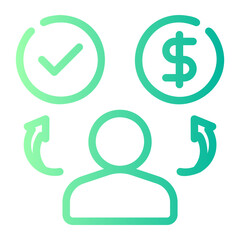 choice gradient icon