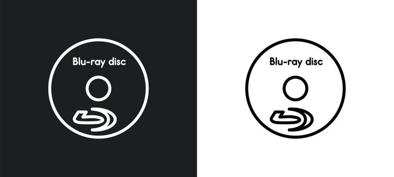 outline icon in white and black colors. flat vector icon from hardware collection for web, mobile apps and