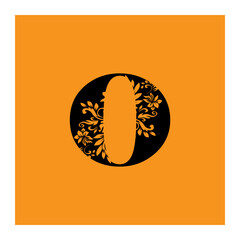 Initial O letter luxury beauty flourishes ornament monogram logo Swoosh Letter Logo Design for business and company identity. Water Wave O Logo with modern trendy