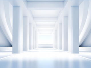 airy widescreen minimalistic white space as background or banner with columns