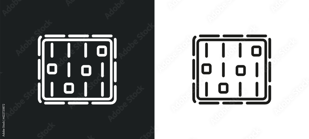 Poster sound control outline icon in white and black colors. sound control flat vector icon from general co