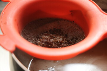 cup of coffee with chocolate