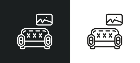 kitchen table outline icon in white and black colors. kitchen table flat vector icon from furniture and household collection for web, mobile apps and ui.