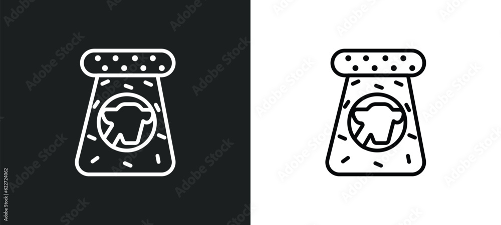 Poster fodder outline icon in white and black colors. fodder flat vector icon from food collection for web,