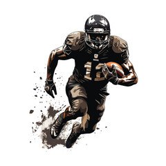 American Football vector illustration, Creative vector design for american football, Ball vector