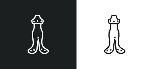 female long black dress outline icon in white and black colors. female long black dress flat vector icon from fashion collection for web, mobile apps and ui.