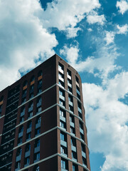 modern office building with sky