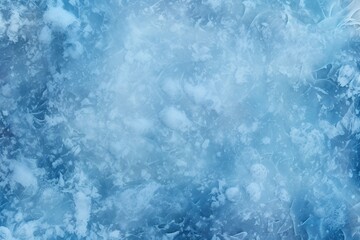 Obraz premium Blue frozen ice texture background wallpaper. AI generative art.