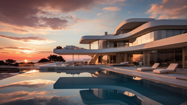 luxurious home beside the sea