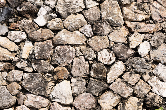 The walls are made of stones of various sizes.