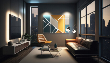 sophisticated living room