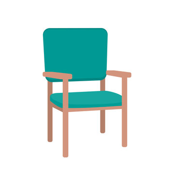 Chair sideview vector illustration isometric isolated