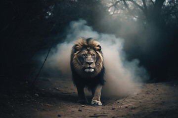 Pride of the Savannah: Lion's Majesty