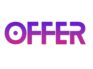 creative OFFER design PNG image.